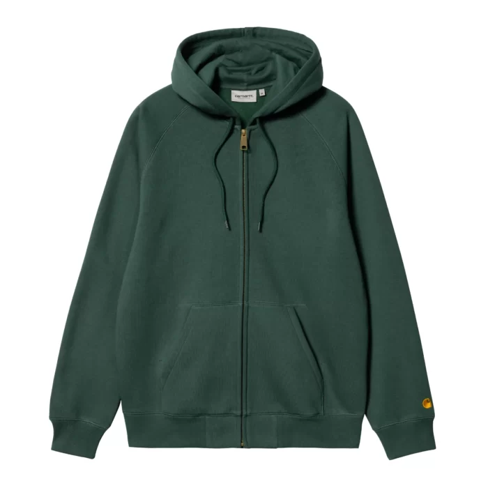 hooded chase jacket discovery green gold 2580