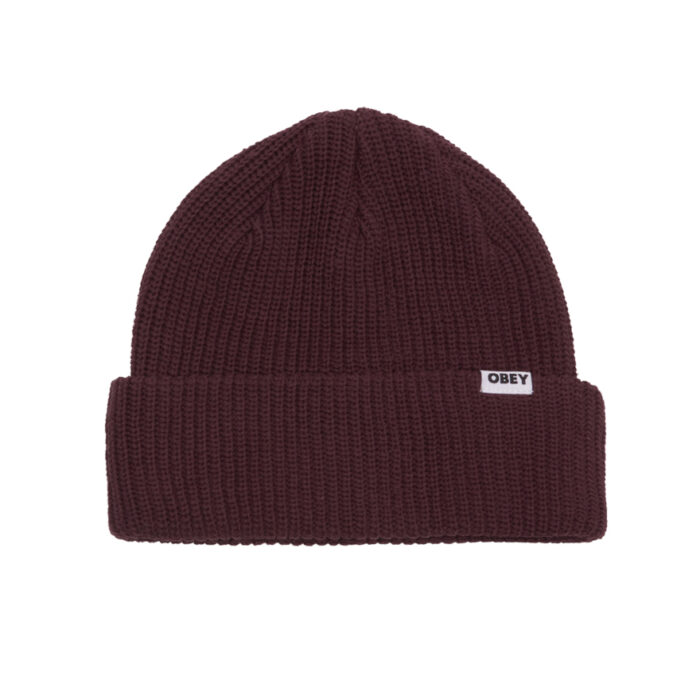 bold organic beanie plum