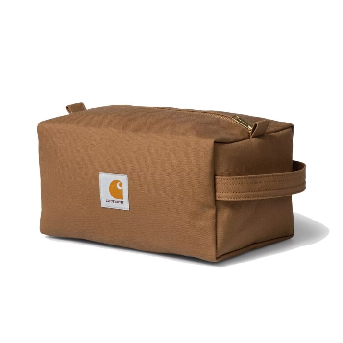 canvas washbag hamilton brown