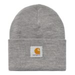 acrylic watch hat grey heather 1