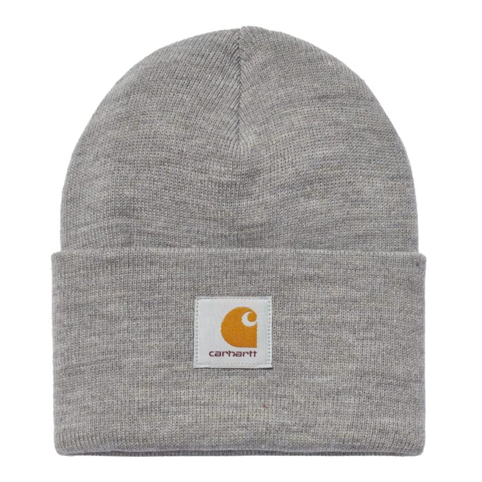 acrylic watch hat grey heather 1