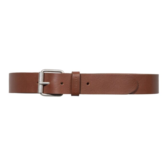 script belt cognac silver 1